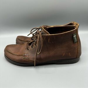 Eastland Vintage Genuine Leather Brown Low Ankle Boots Women's Size 10.5